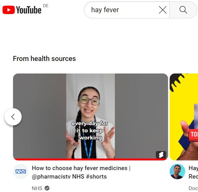 What is the YouTube Health&nbsp;Shelf?