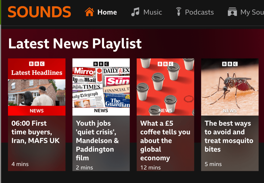BBC Sounds front page Latest News Playlist featuring The best ways to avoid and treat mosquito bites