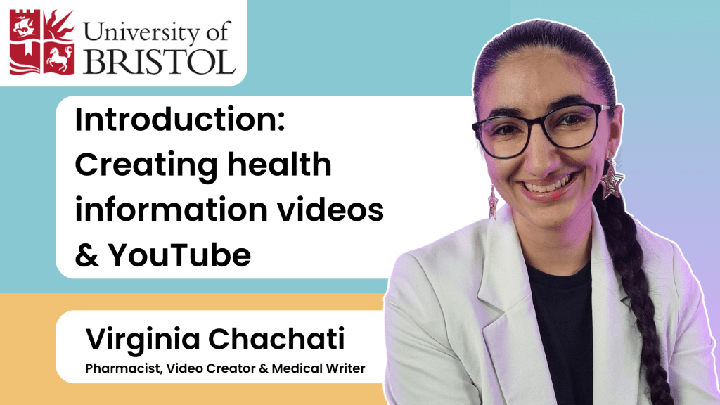 Virginia Chachati guest lectures third year medical students at University of Bristol for their SSC: Session 1 – Introduction to health information videos and&nbsp;YouTube